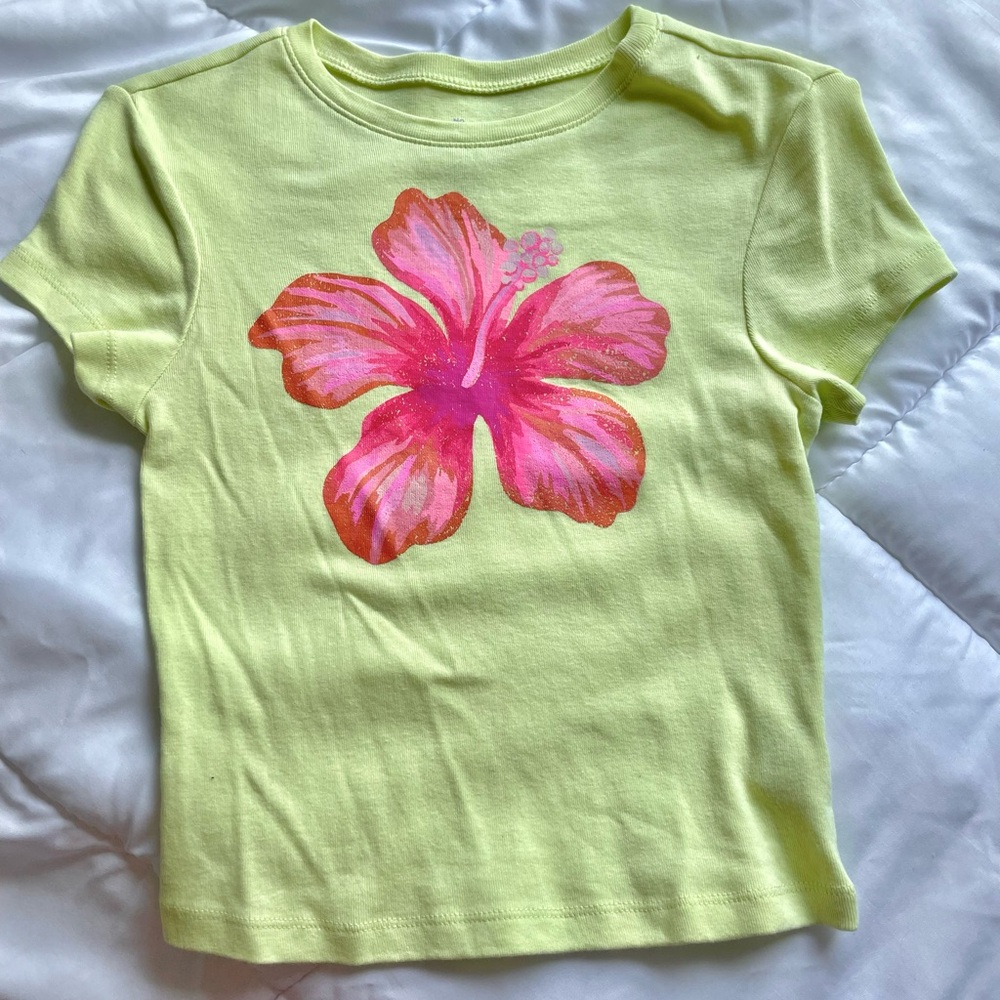 Hibiscus Flower Tee - worn once!